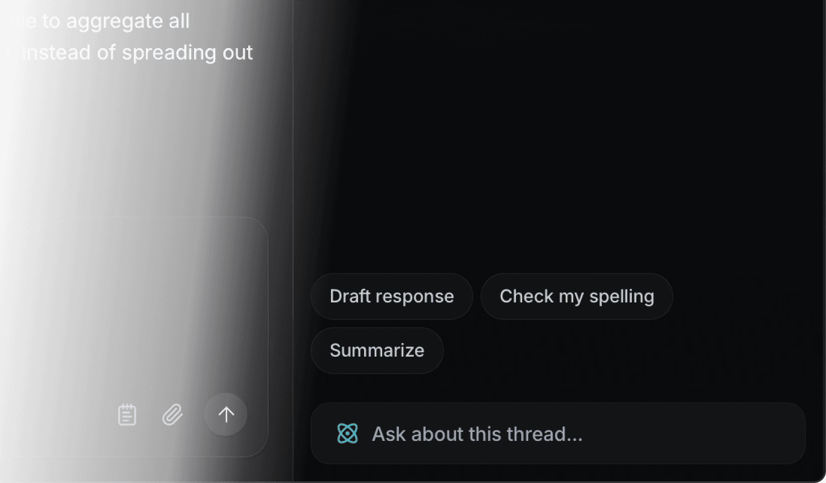 AI Assistant interface preview